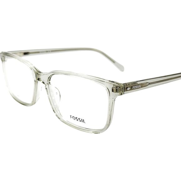Fossil Fos 7136 Mens Plastic Eyeglass Frame 063M Crystal Grey 56-16 - Picture 2 of 4
